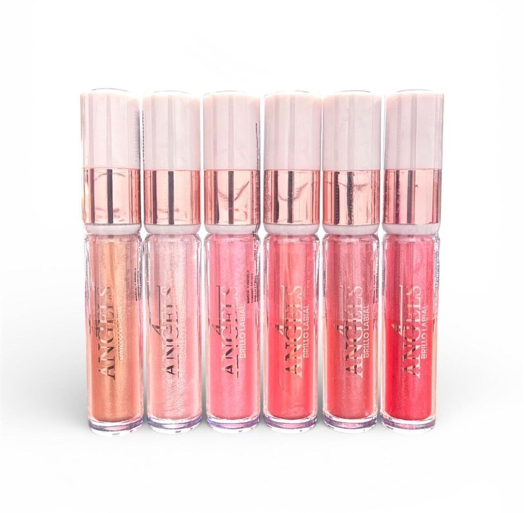 [PL-AR1072, 485128] Brillo labial perlado TAPA DORADA 4ANGELS
