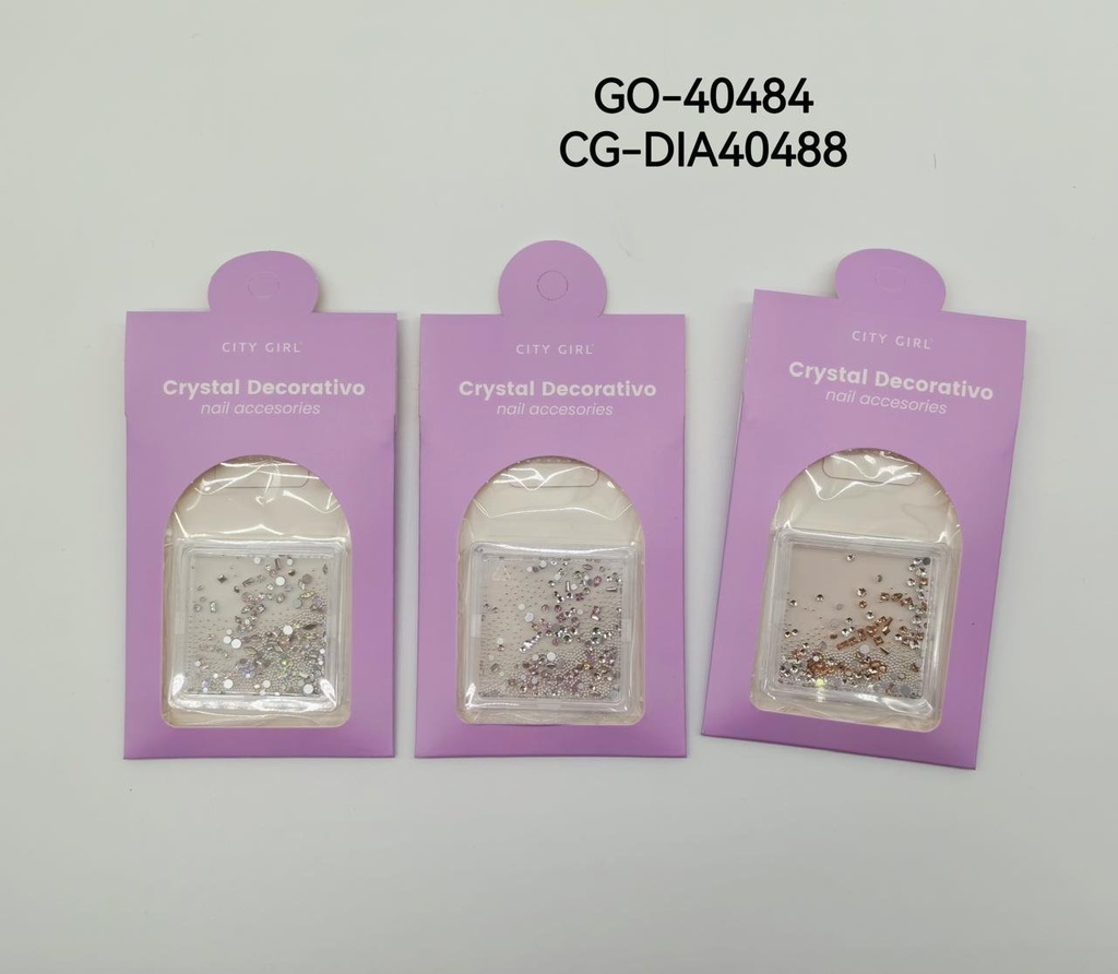 [PG-GO-40484] DECORACIÓN MINI STRASS PARA UÑAS CITY GIRL