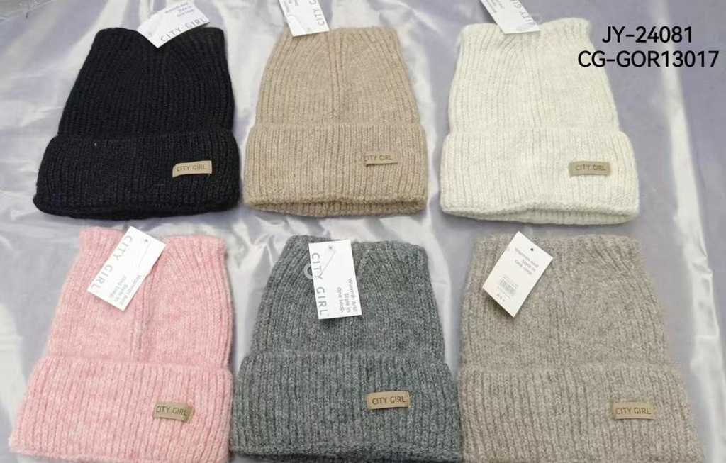 GORRO DE INVIERNO CITY GIRL