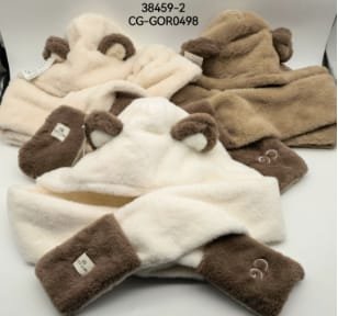 GORRO CON OREJITAS DE PELUCHE CITY GIRL
