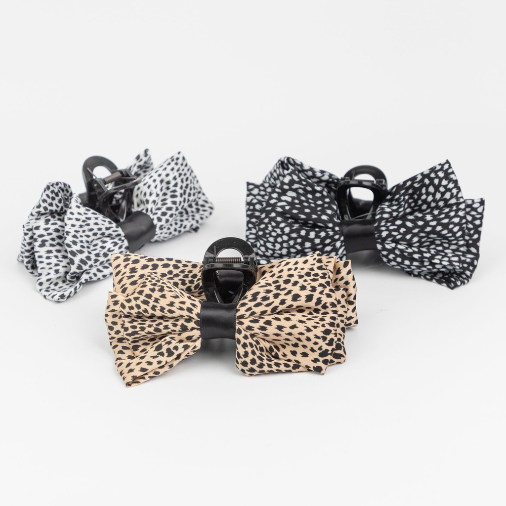 [PG-B-3605-5] HEBILLA MOÑO ANIMAL PRINT CITY GIRL