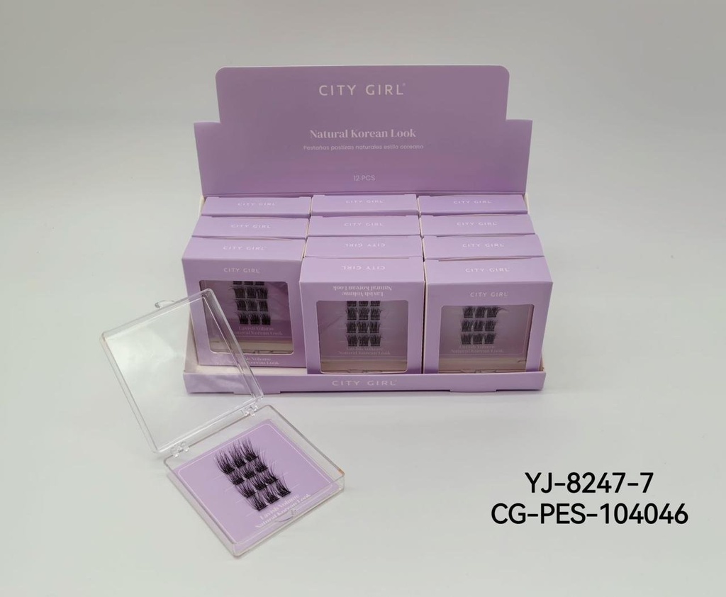 [PG-YJ-8247-7] PESTAÑAS POSTIZAS ESTILO KOREANO