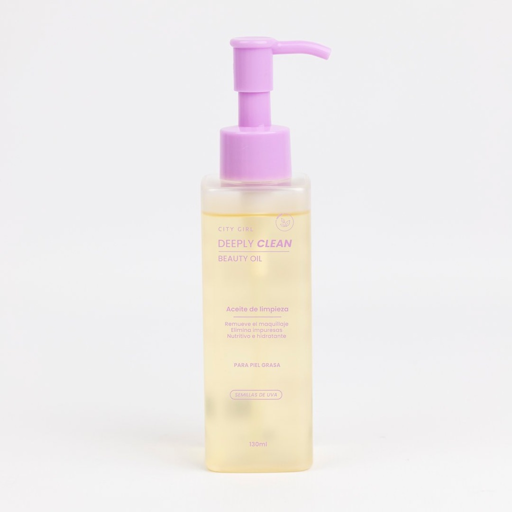 BEAUTY OIL ACEITE DE LIMPIEZA PARA PIEL GRASA – CITY GIRL 130ml