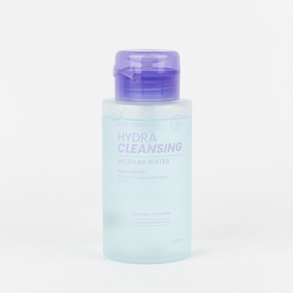 [PG-CG-DES-502071-2] AGUA MICELAR ACIDO HIALURONICO CITY GIRL – 300ML