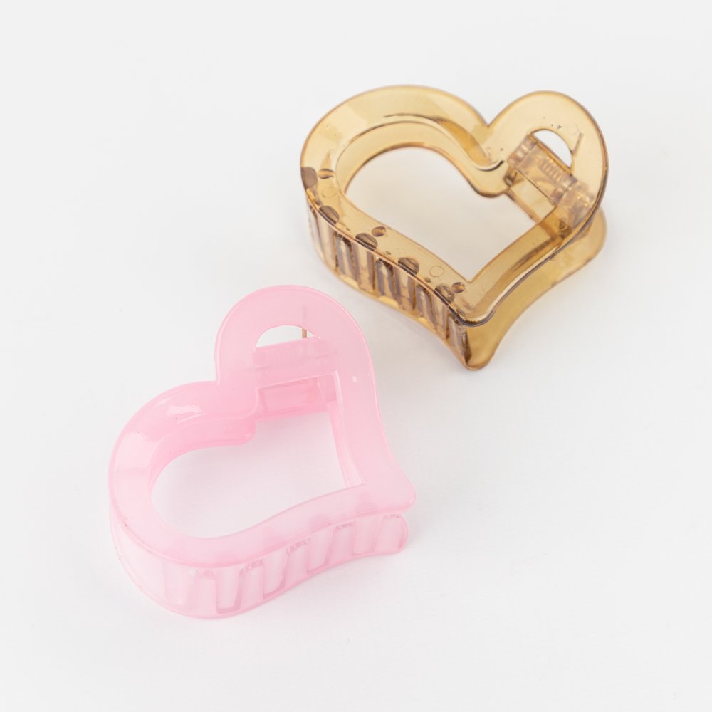 [PG-B-3621-12] BROCHE DE PELO CORAZÓN CITY GIRL