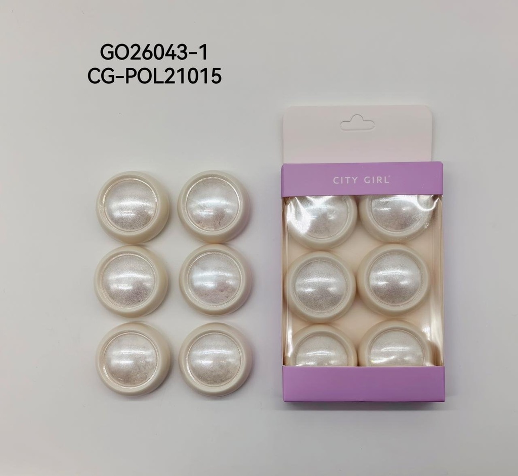 [PG-GO-26043-1] POLVO AURORA PARA LAS UÑAS CITY GIRL