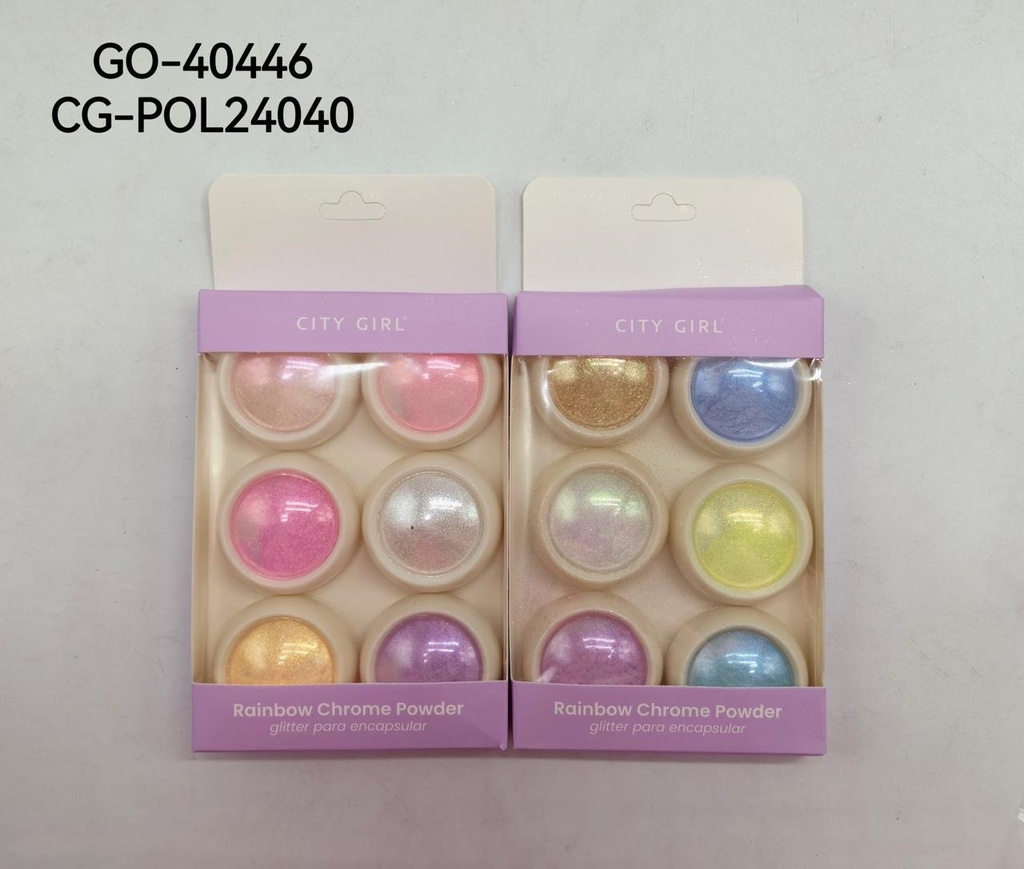 [PG-GO-40446] POLVO AURORA PARA UÑAS CITY GIRL
