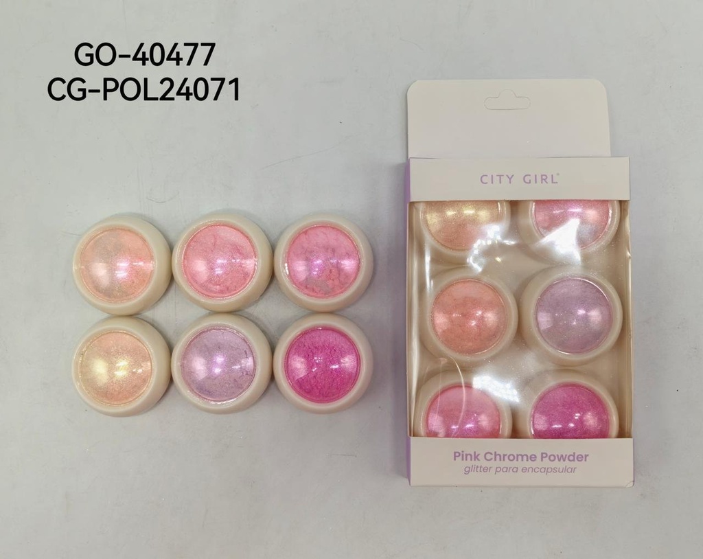[PG-GO-40477] POLVO AURORA PARA UÑAS CITY GIRL