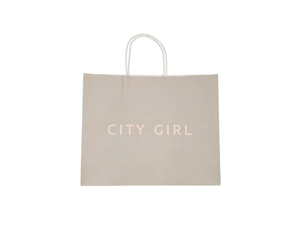BOLSA DE PAPEL CITY GIRL  L:32*12*25CM
