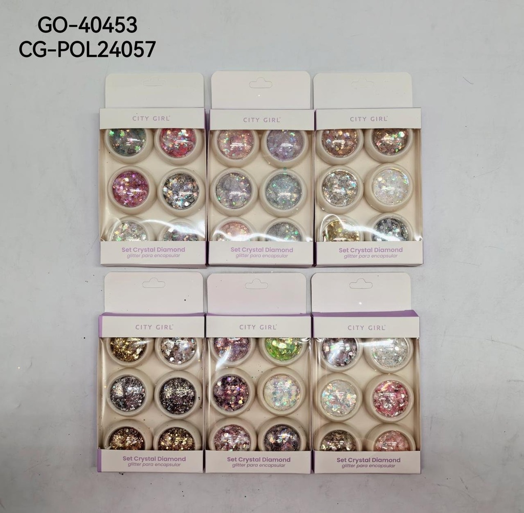 [PG-GO-40453] POLVO AURA PARA LAS UÑAS CITY GIRL