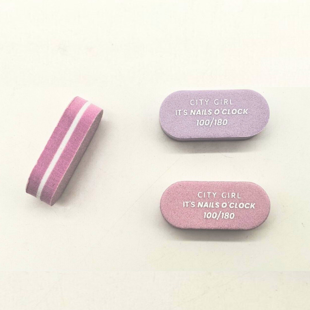 MINI LIMA OVALADA SPONGE 100/180 CITY GIRL___Pack X40