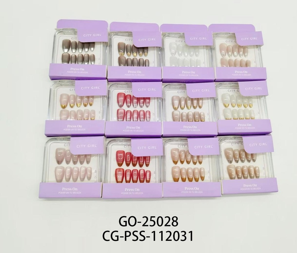 [PG-GO-25028/112031] PRESS ON ALMOND CON FRANCESITA CITY GIRL