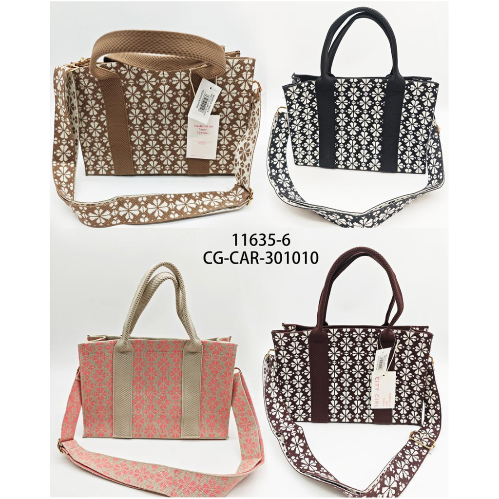 [PG-11635-6] CARTERA CON DISEÑOS CITY GIRL