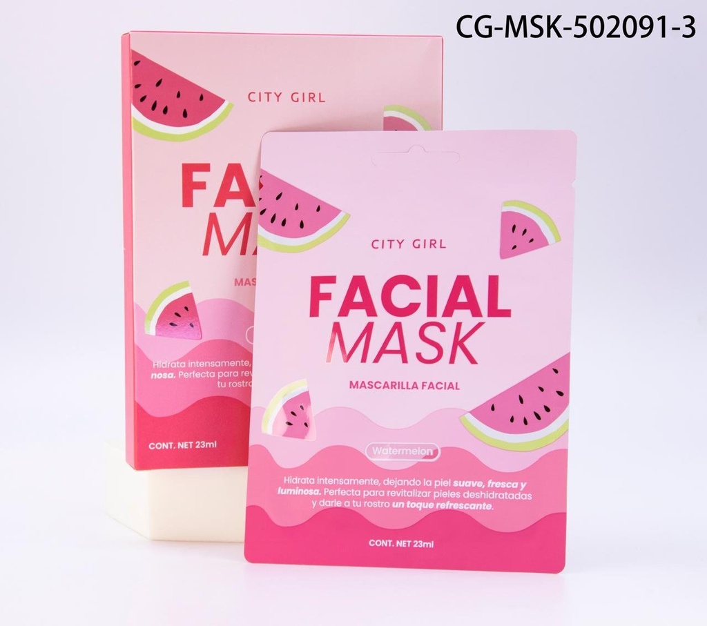[PG-CG-MSK-502091-3] MASCARILLA FACIAL SANDIA CITY GIRL