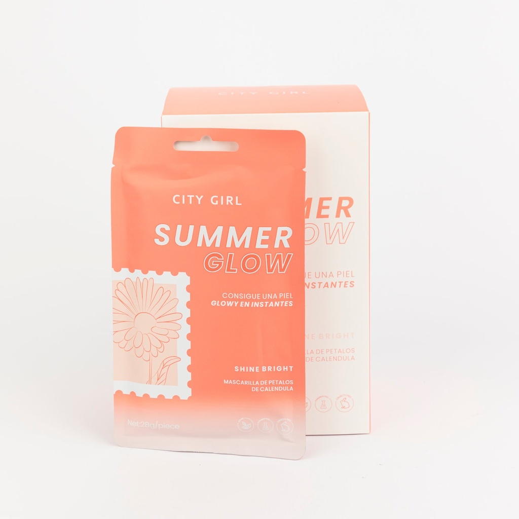 [PG-CG-MSK-502089-2] SUMMER GLOW MASCARILLA FACIAL DE PETALOS DE CALENDULA – CITY GIRL