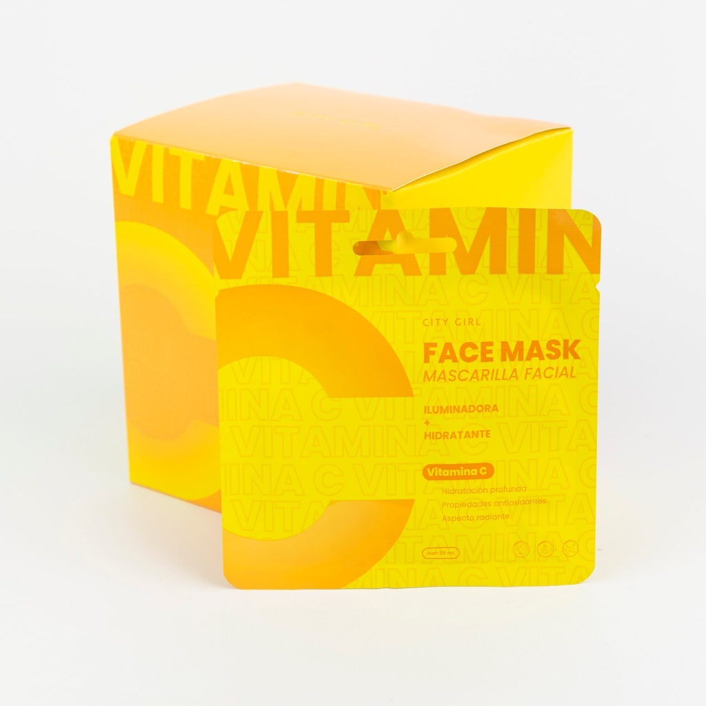 [PG-CG-MSK-502095-1] MASCARILLA FACIAL VITAMINA C – CITY GIRL