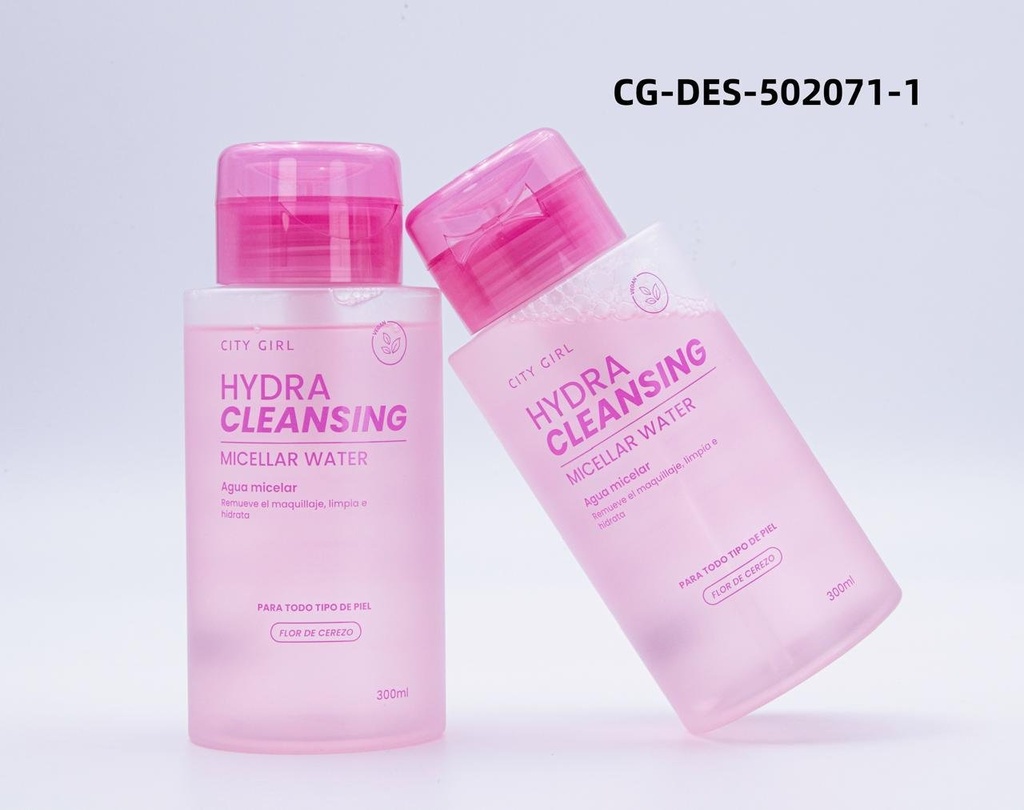 [PG-CG-DES-502071-1] HYDRA CLEANSING AGUA MICELAR CITY GIRL – 300ML