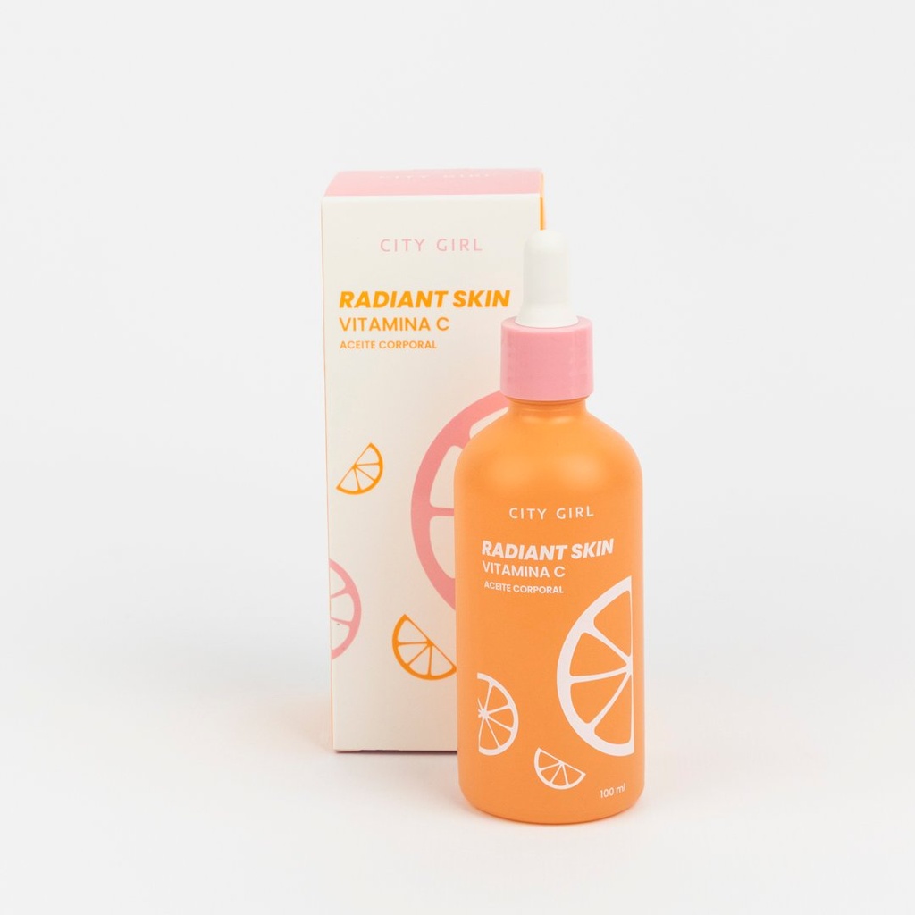[PG-CG-OIL-901005] RADIANT SKIN VITAMINA C ACEITE CORPORAL CITY GIRL – 100ML
