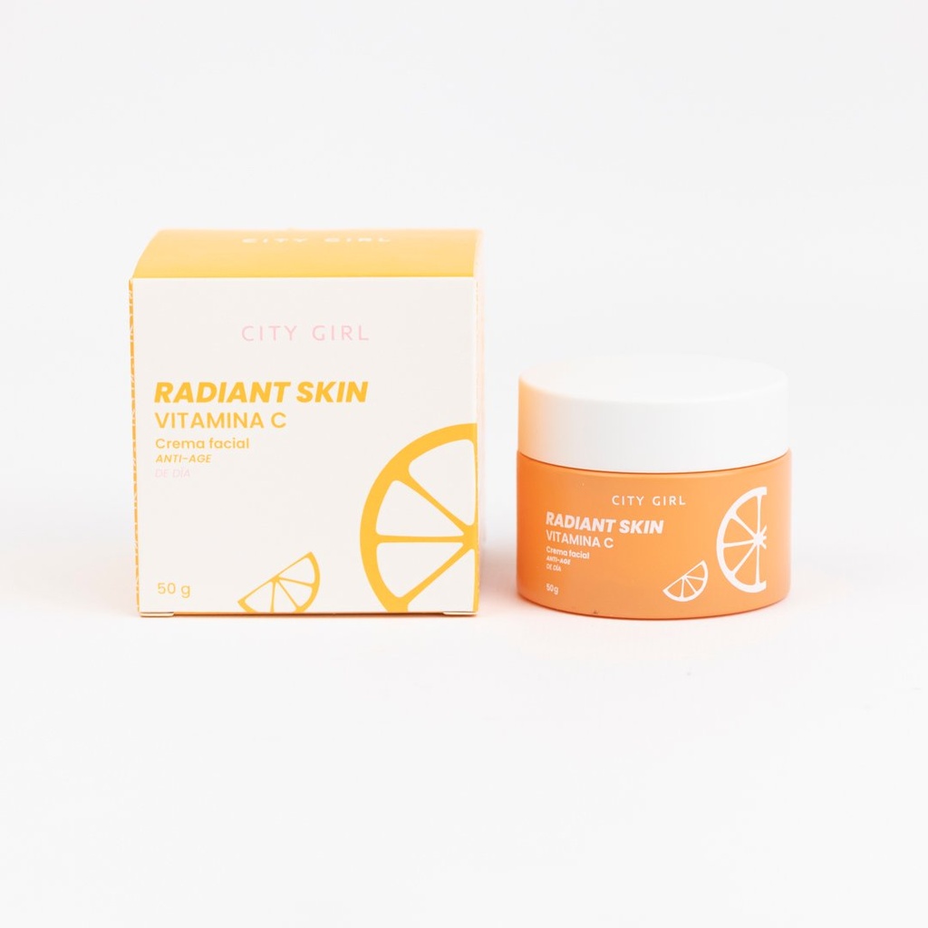 [PG-CG-CRM-502088-1] RADIANT SKIN VITAMINA C CREMA FACIAL DIA – CITY GIRL 50g