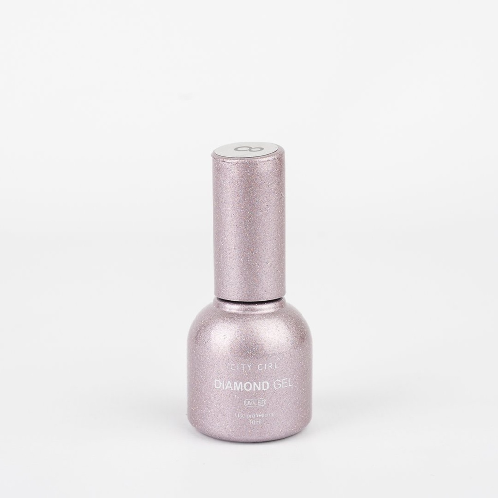 [PG-GJ-3012-8] #08 ESMALTE UV/LED DIAMOND GEL CITY GIRL -10ML