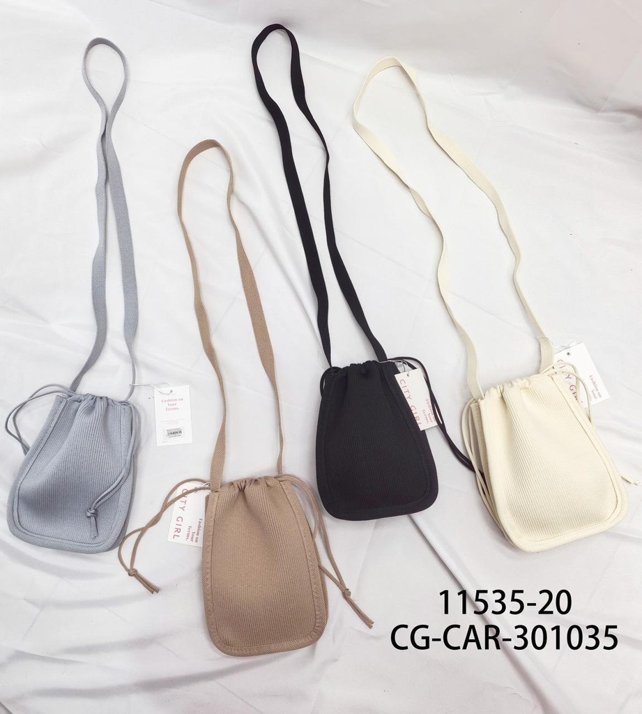[PG-11535-20] CARTERA DE TELA CITY GIRL
