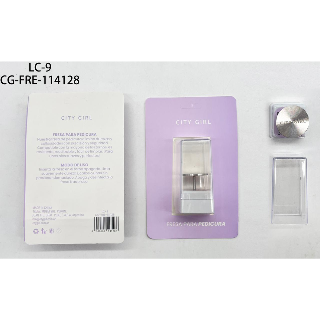 FRESA PARA PEDICURA CITY GIRL