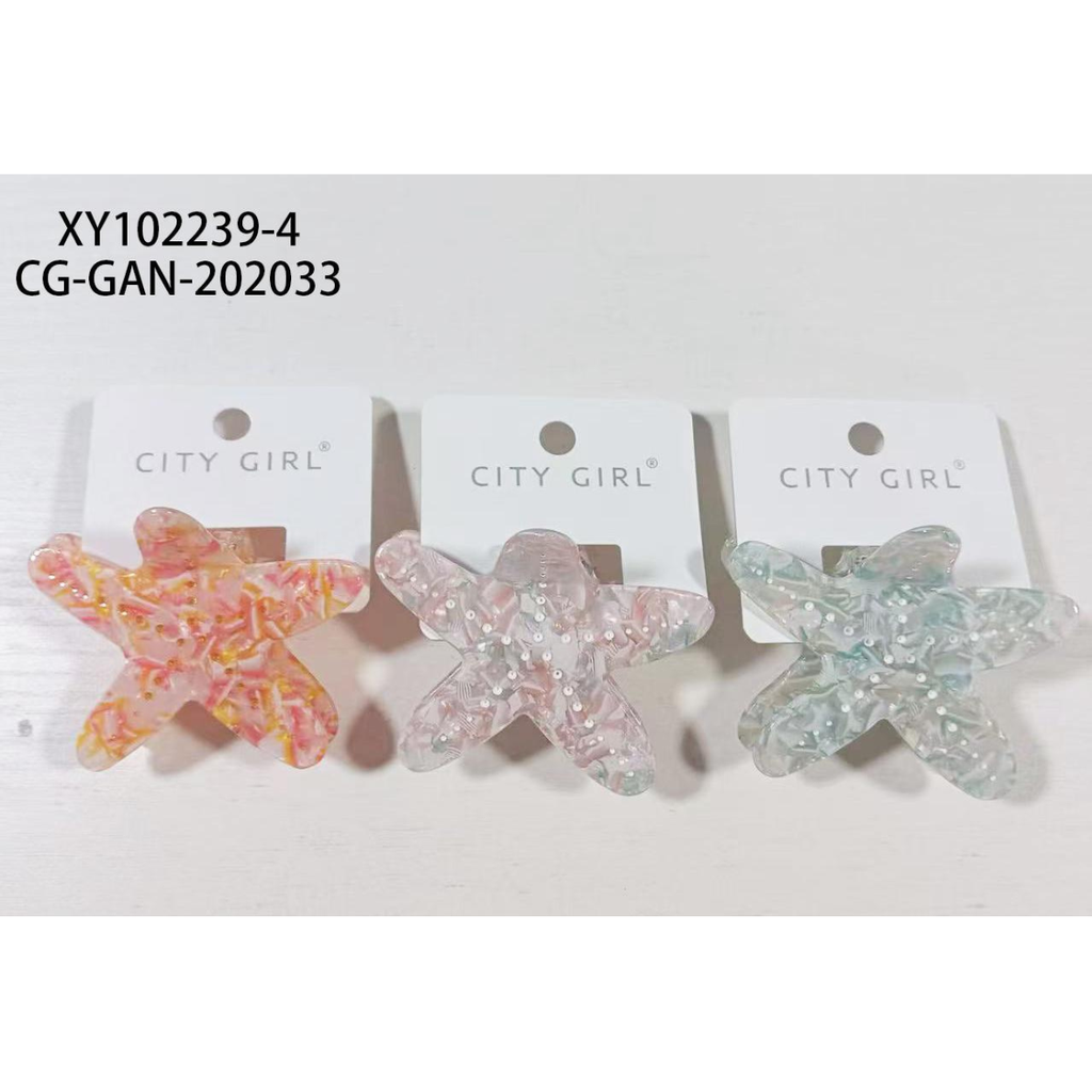 [PG-XY102239-4] BROCHE DE ESTRELLA DE MAR CITY GIRL