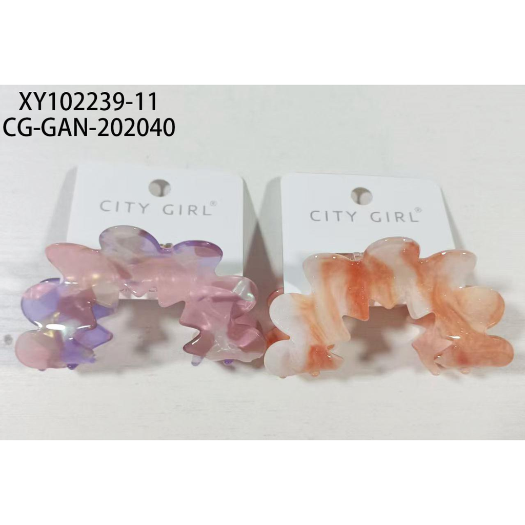 [PG-XY102239-11] BROCHE DE PELO CITY GIRL