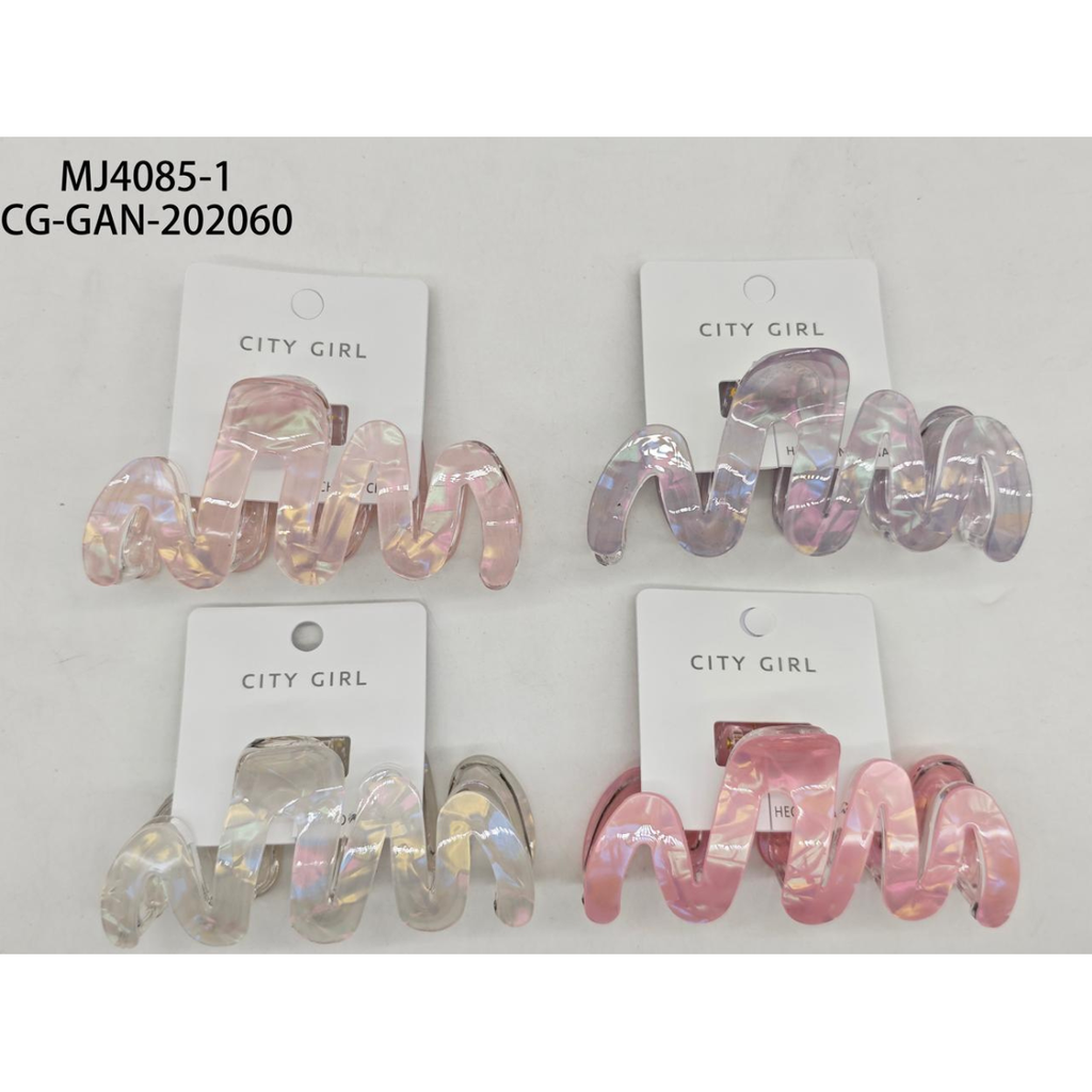 [PG-MJ4085-1] BROCHE DE PELO CITY GIRL