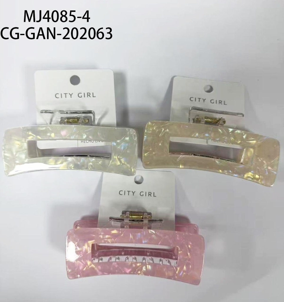 [PG-MJ4085-4] BROCHE DE PELO TORNASOL CITY GIRL