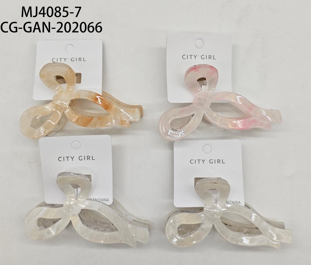BROCHE DE PELO MOÑO CITY GIRL