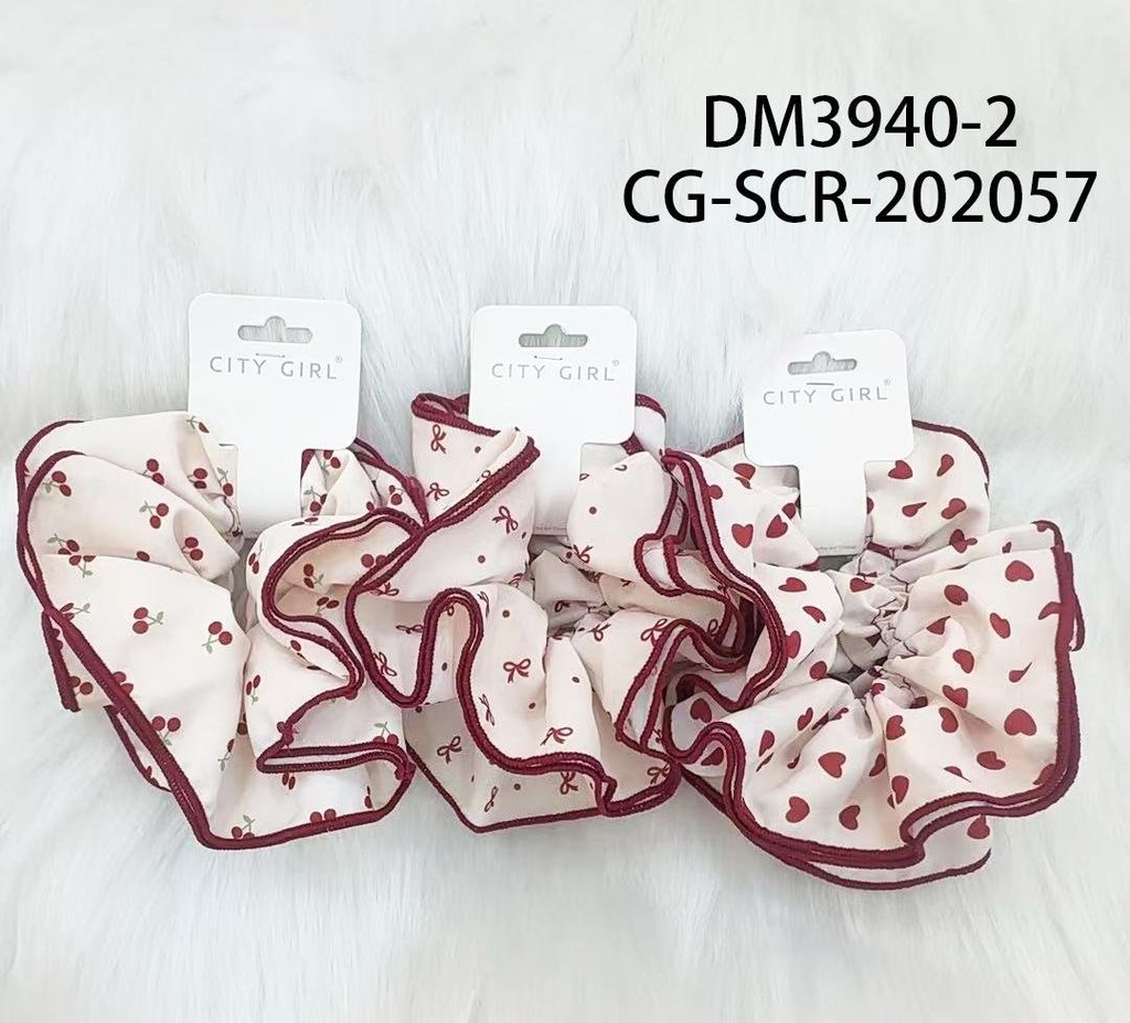 [PG-DM3940-2] COLITA SCRUNCHIE ESTAMPADA CITY GIRL