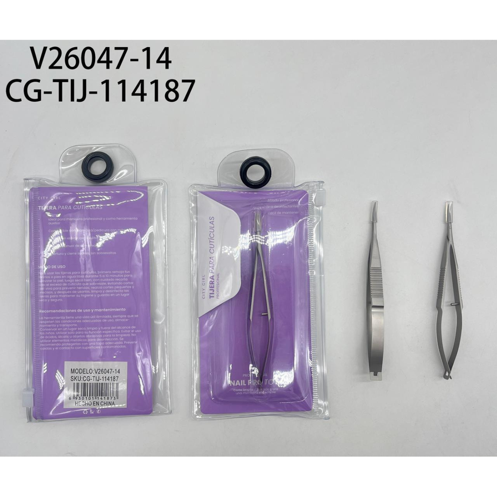 [PG-V26047-14] TIJERA PARA CUTICULAS CITY GIRL