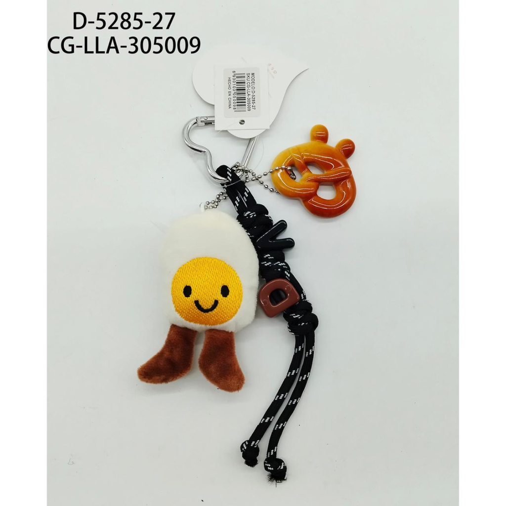 [PG-D-5285-27] LLAVERO CHARM HUEVO CON PATITAS CITY GIRL