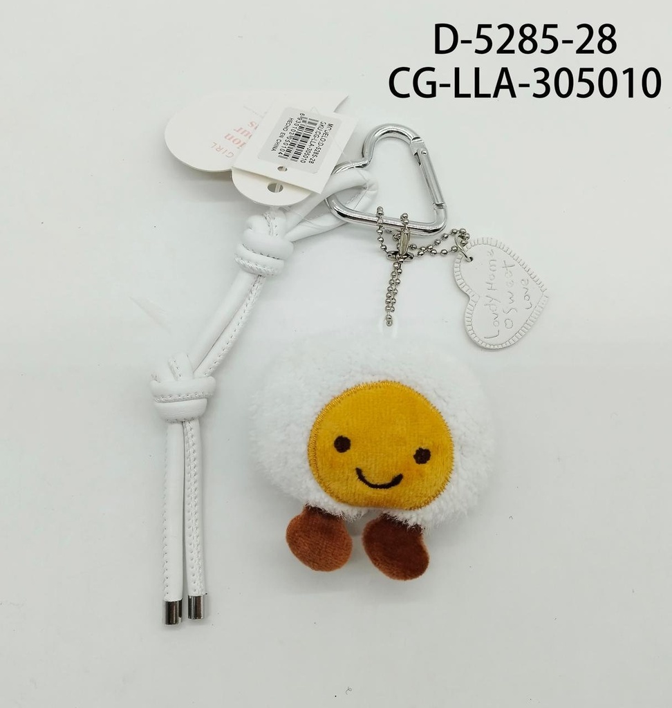 [PG-D-5285-28] LLAVERO CHARM HUEVITO CITY GIRL