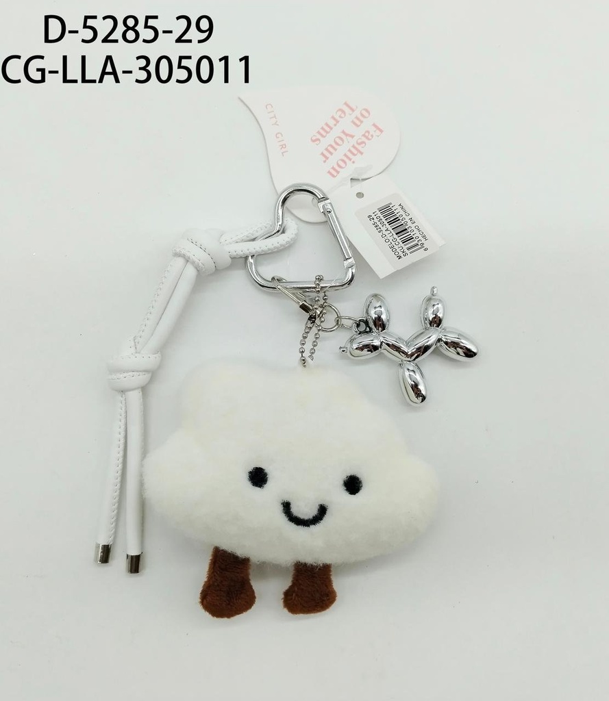 [PG-D-5285-29] LLAVERO CHARM NUBE CITY GIRL