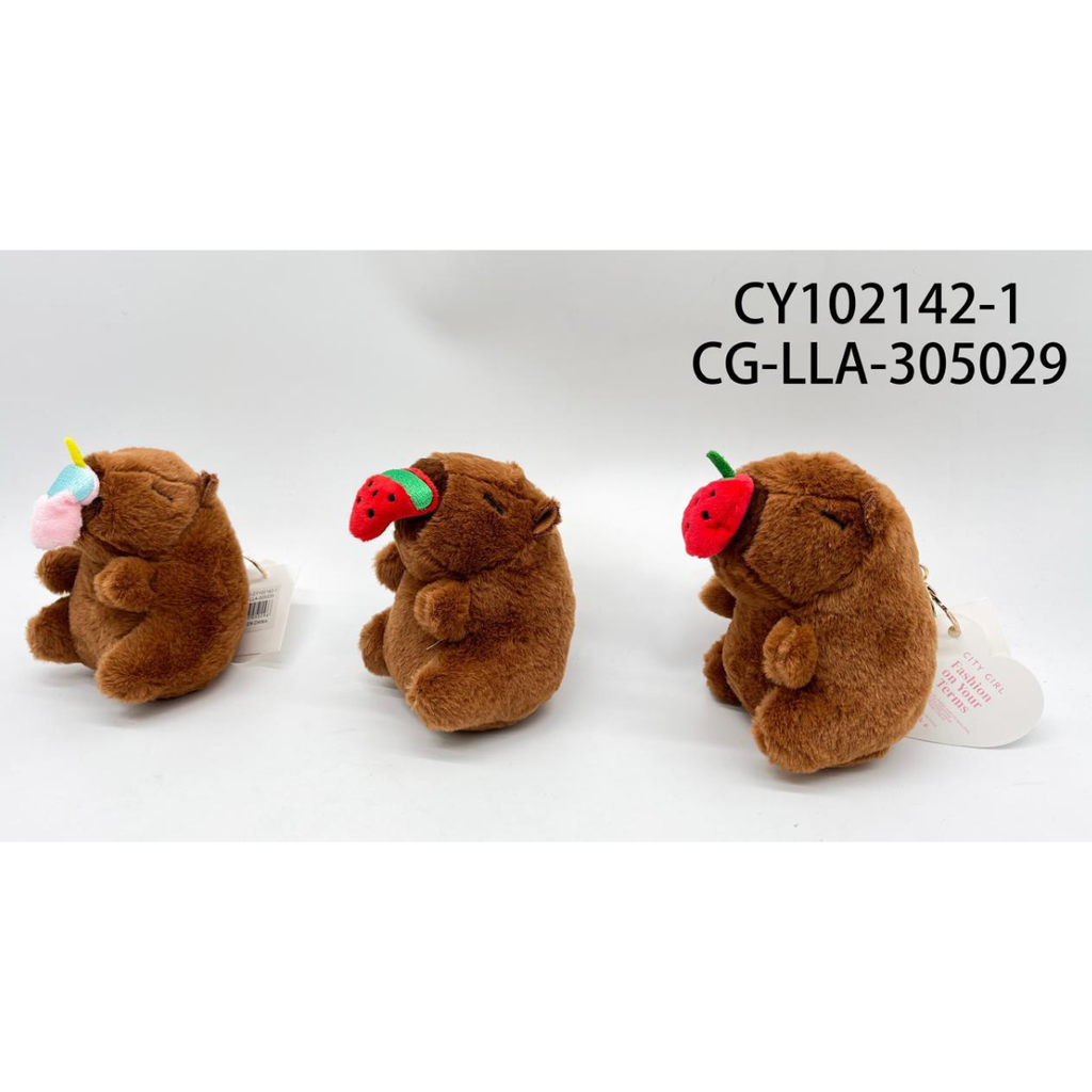 [PG-CY102142-1] LLAVERO CAPIBARA CITY GIRL