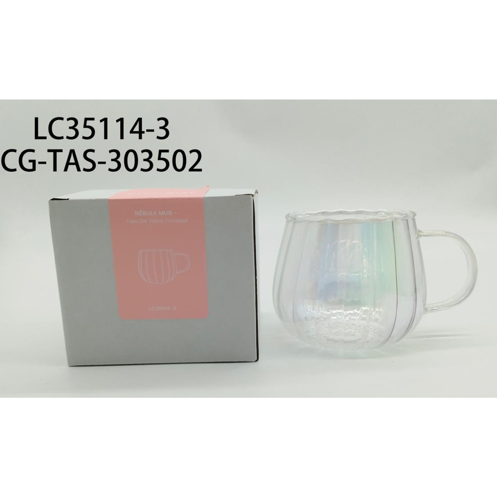 TAZA DE VIDRIO TORNASOL CITY GIRL – 350ML