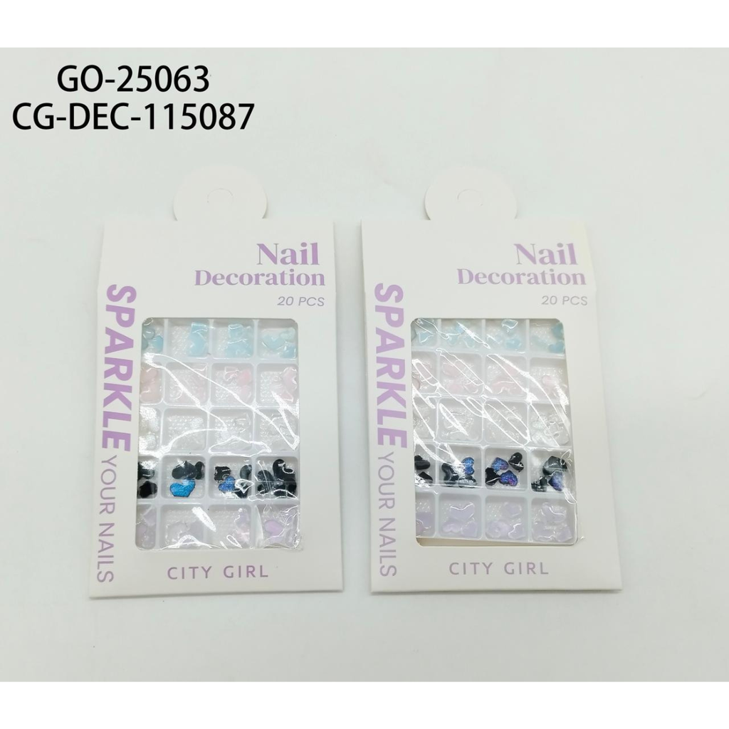 [PG-GO-25063] DECORACIÓN PARA UÑAS CORAZONES CITY GIRL