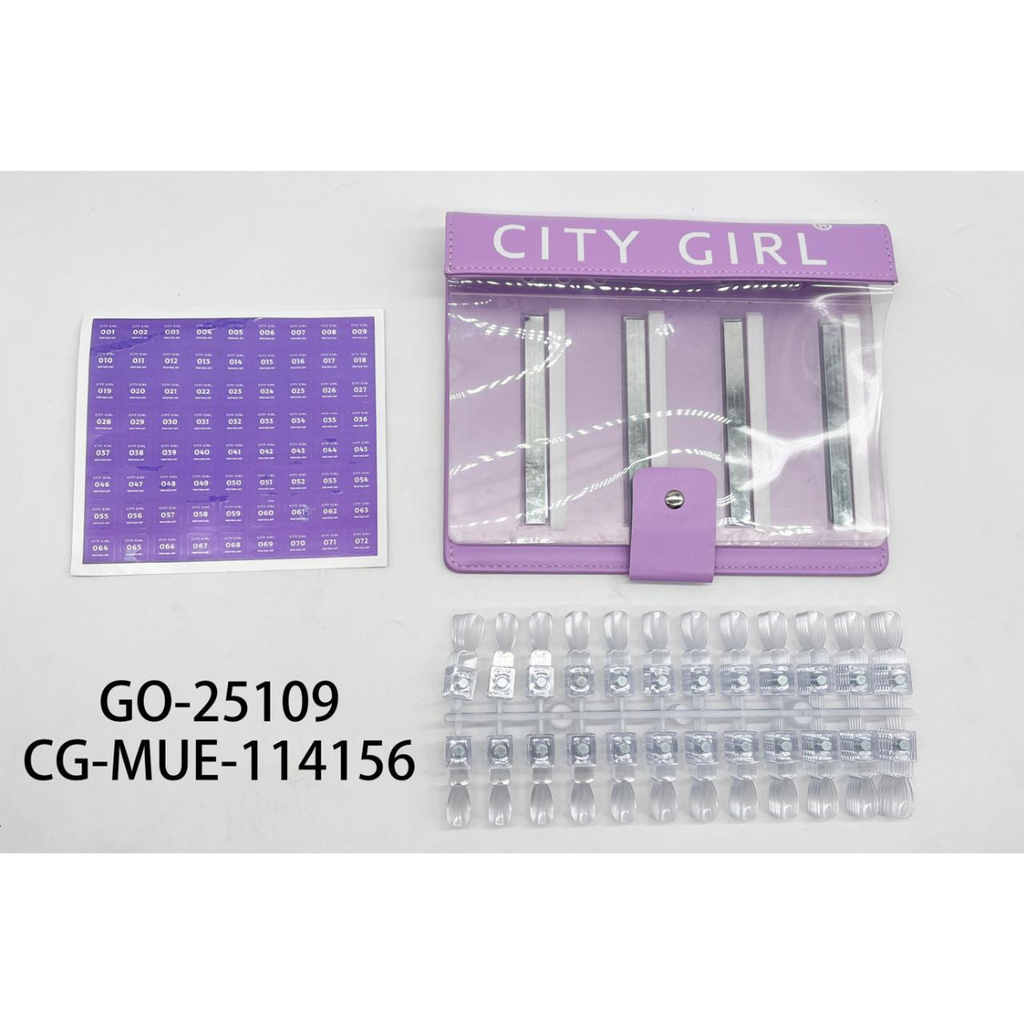 [PG-GO-25109] MUESTRARIO CON IMAN 72 COLORES CITY GIRL