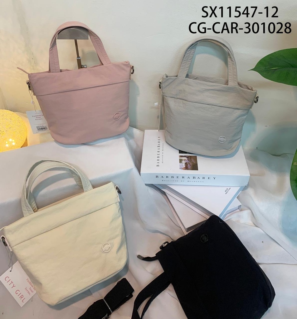 [PG-SX11547-12] CARTERA DE TELA CITY GIRL