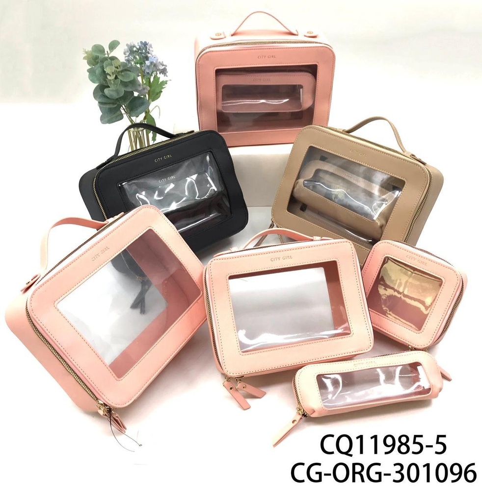 SET DE ORGANIZADORES CITY GIRL – 4PCS
