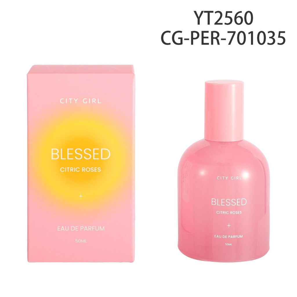 PERFUME BLESSED CITRIC ROSES CITY GIRL – 50ML