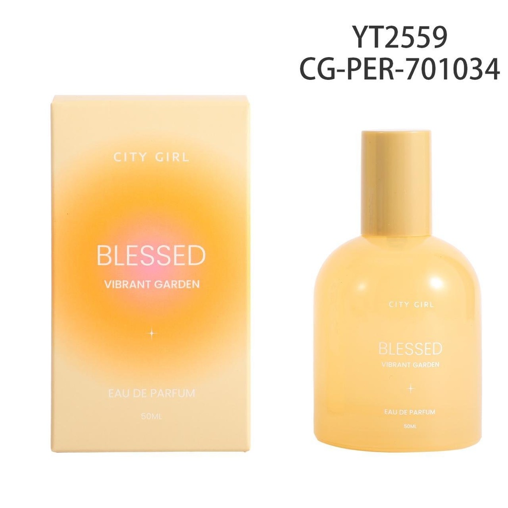 [PG-YT2559] PERFUME BLESSED VIBRANT GARDEN CITY GIRL – 50ML