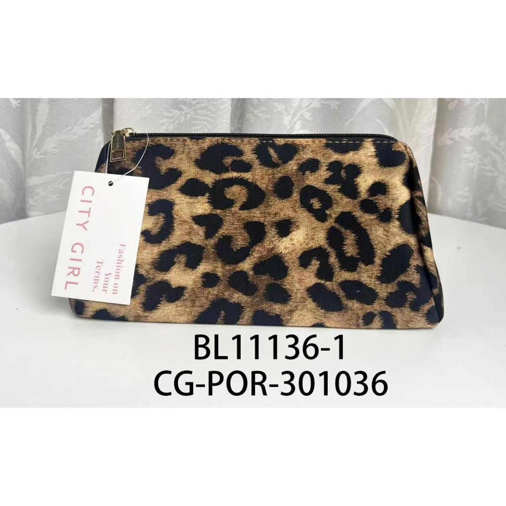 [PG-BL11136-1] PORTA COSMETICO ANIMAL PRINT CITY GIRL