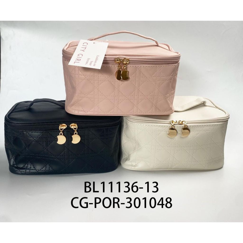[PG-BL11136-13] PORTA COSMETICO CON MANIJA CITY GIRL