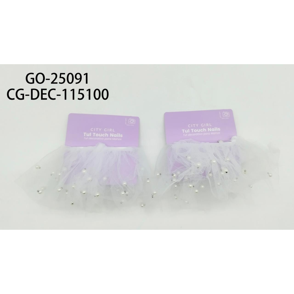 [PG-GO-25091] TUL DECORATIVO PARA MANOS CITY GIRL
