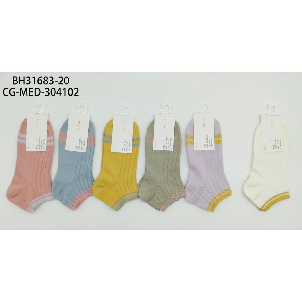 SOQUETES DOBLE COLOR CITY GIRL
