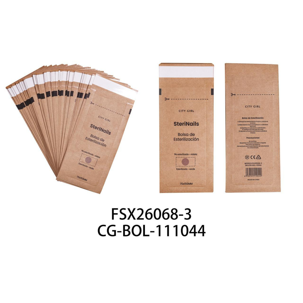 BOLSA DE ESTERILIZACIÓN CITY GIRL -100PCS