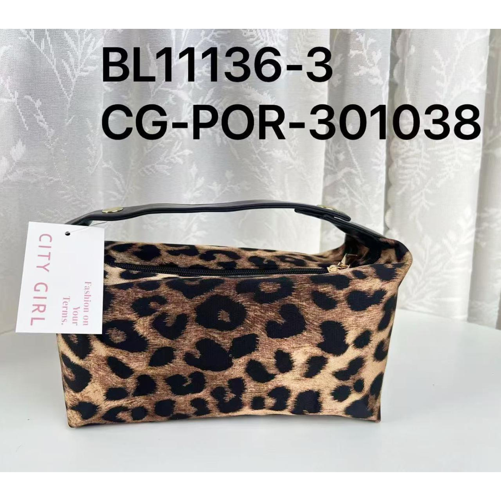 [PG-BL11136-3] PORTA COSMETICOS ANIMAL PRINT CITY GIRL